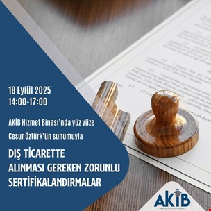 Dış Ticarette Alınması Gereken Zorunlu Sertifikalandırmalar