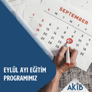 Eylül 2026 Eğitim Takvimi