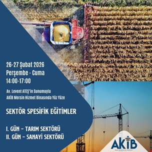 26-27 Şubat Sektör Spesifik Eğitimler